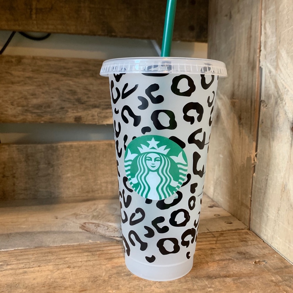 Cheetah Print Starbucks Tumbler